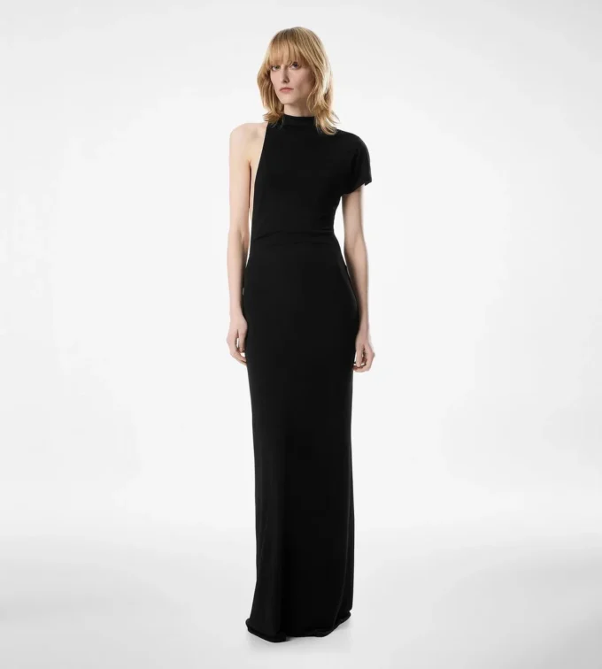 Asymmetrisches Abendkleid