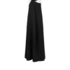 Asymmetrisches Abendkleid aus drapiertem Kreppsatin Asymmetrisches Abendkleid aus drapiertem Kreppsatin