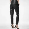 Bikerhose aus strukturiertem Narbenleder Bikerhose aus strukturiertem Narbenleder