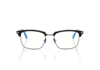Blue Block Square Shape Opticals