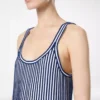 Cocktailkleid aus Seide mit Paillettenstickerei und Tanktop-Schnitt