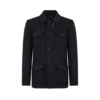 Doppelt teilbare Jacke aus Twill mit vier Taschen Doppelt teilbare Jacke aus Twill mit vier Taschen