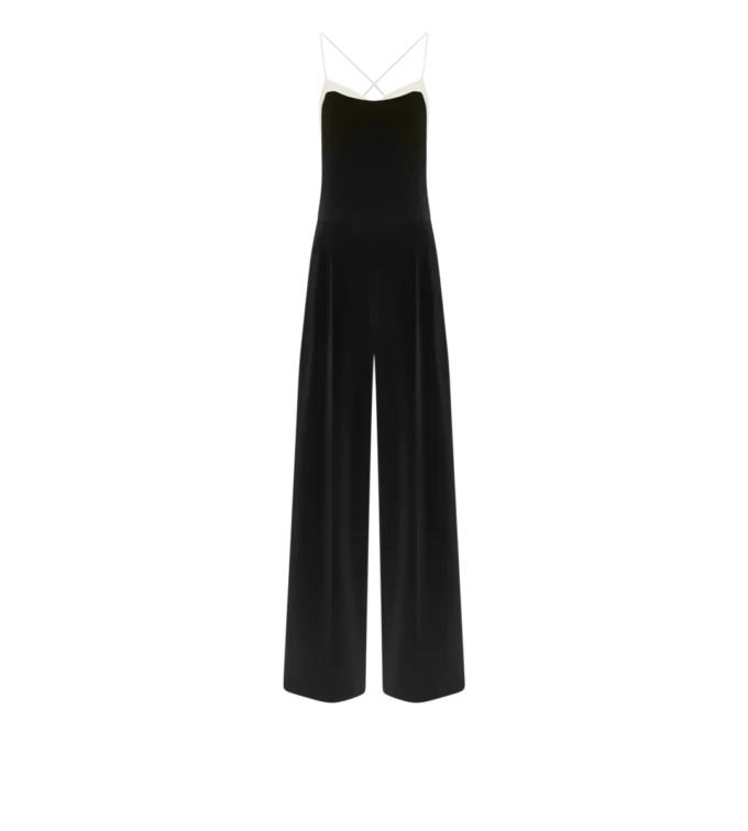 Doppelter Georgette-Stretch-Camisole-Jumpsuit Doppelter Georgette-Stretch-Camisole-Jumpsuit