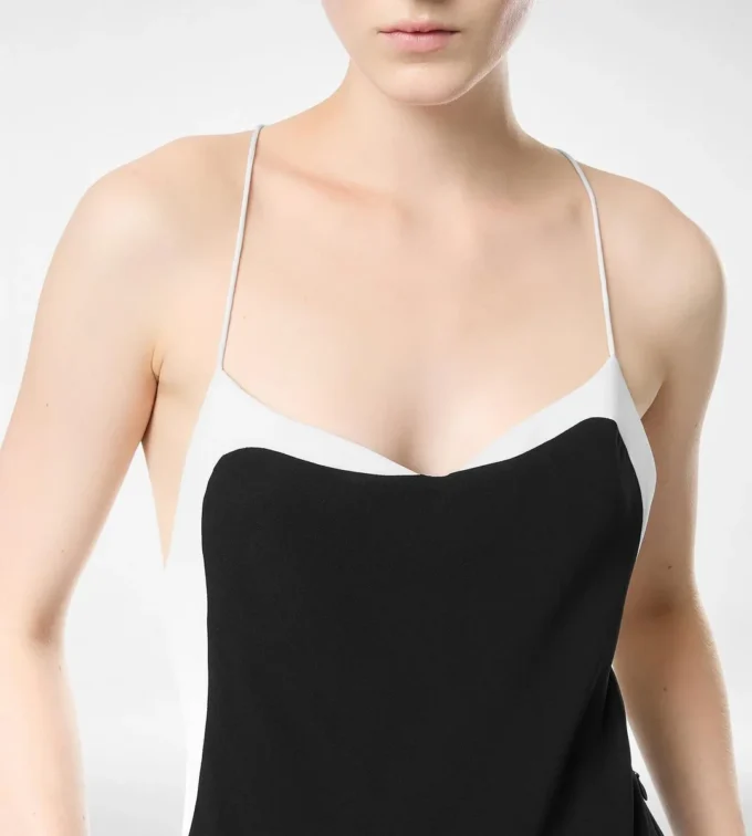 Doppelter Georgette-Stretch-Camisole-Jumpsuit Doppelter Georgette-Stretch-Camisole-Jumpsuit