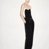 Doppelter Georgette-Stretch-Camisole-Jumpsuit Doppelter Georgette-Stretch-Camisole-Jumpsuit