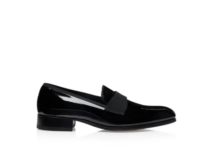 Edgar Abendpantoffel aus Lackleder Edgar Abendpantoffel aus Lackleder
