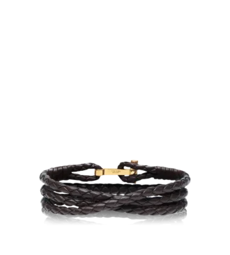 Geflochtenes Lederarmband