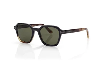 Geometrische Horn-Sonnenbrille Geometrische Horn-Sonnenbrille