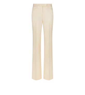 Glänzende Barathea-Seidenwolle, maßgeschneiderte Tuxedo-Hose mit weitem Bein Glänzende Barathea-Seidenwolle, maßgeschneiderte Tuxedo-Hose mit weitem Bein
