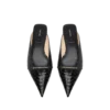 Halbglänzende Julianne Mule mit Python-Print Halbglänzende Julianne Mule mit Python-Print