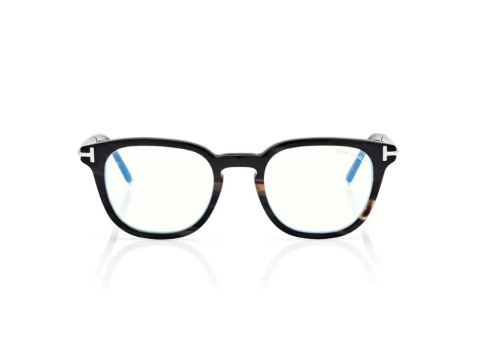 Horn Square Blue Block Opticals