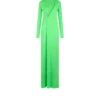 Langärmeliges Abendkleid mit Schlitz vorne Langärmeliges Abendkleid mit Schlitz vorne