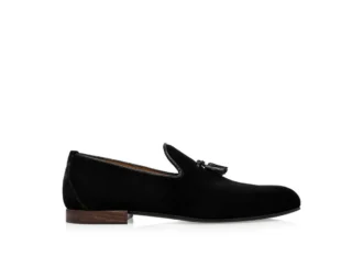 Samt-Slipper Nicolas Tassel