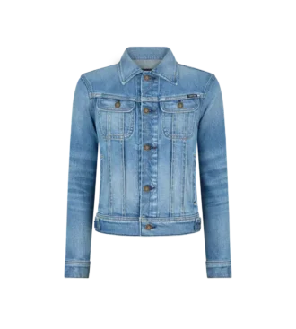 Sommerliche Jeansjacke im Stonewashed-Look Sommerliche Jeansjacke im Stonewashed-Look