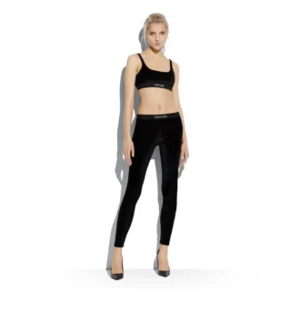 Stretch-Samt-Leggings Stretch-Samt-Leggings