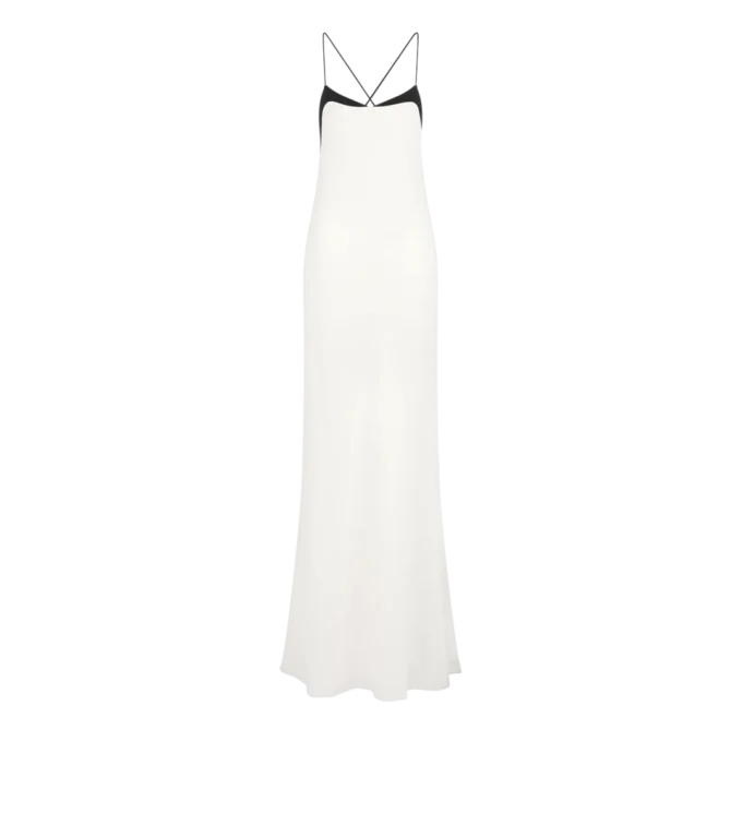 Stretch-Seiden-Camisole-Abendkleid Stretch-Seiden-Camisole-Abendkleid