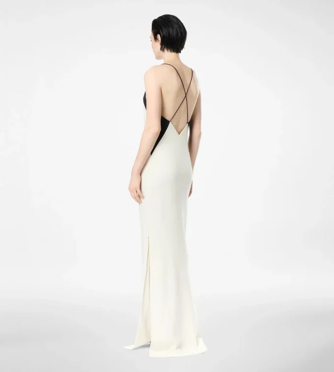 Stretch-Seiden-Camisole-Abendkleid Stretch-Seiden-Camisole-Abendkleid