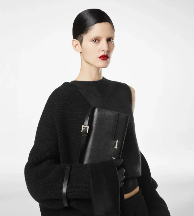 Supple Grain Leather Aube E/W Schultertasche Supple Grain Leather Aube E/W Schultertasche