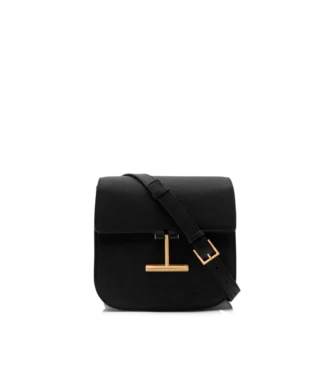 Tara Mini Crossbody aus genarbtem Leder